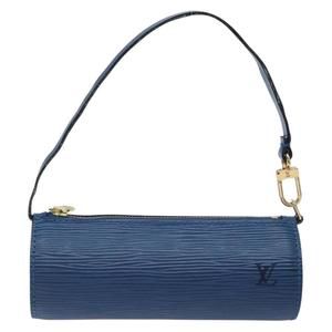 Louis Vuitton Mini baby papillon Blue Leather handbag